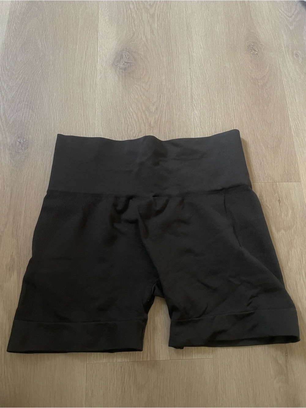SET Active Black High-Waist Bike Shorts